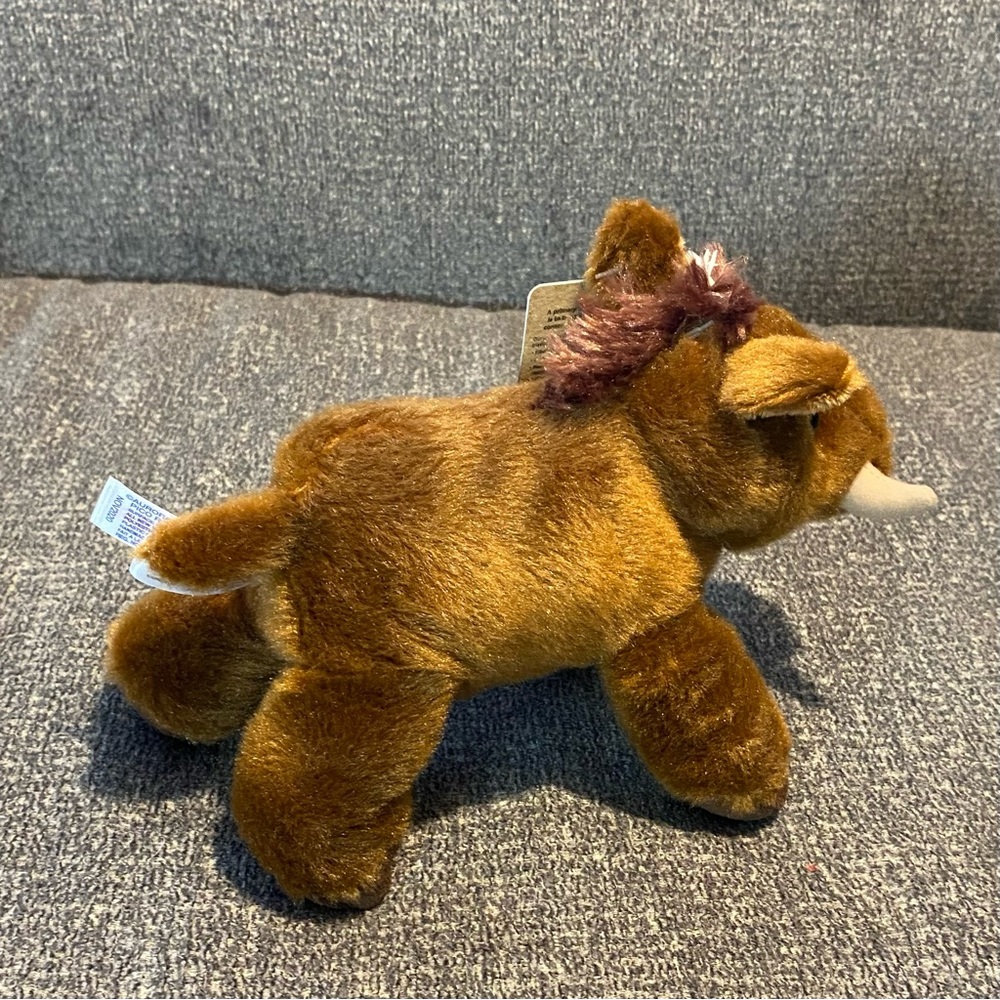 Aurora World Mini Flopsie - Willis Warthog Plush - Picture 4 of 8